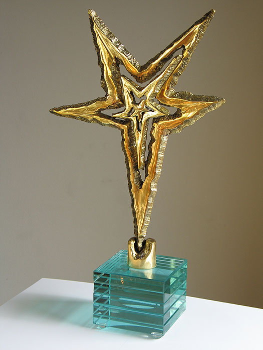 Award in Bronze und Glas