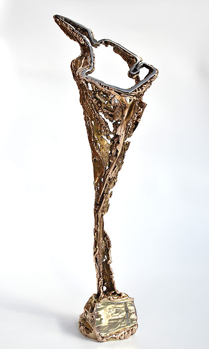 Bronze sculpture as trophy
