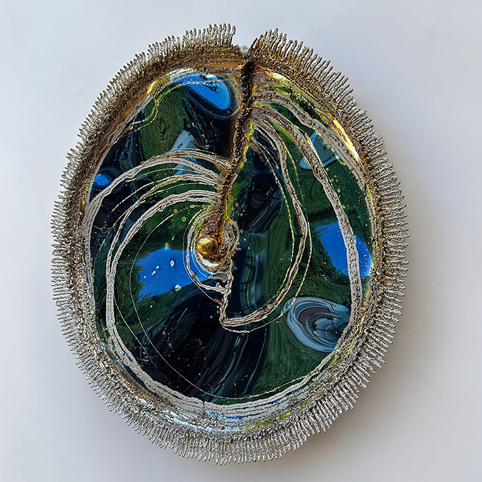 Moderne Wandskulptur