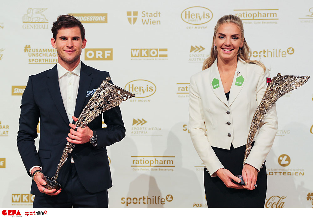 Sportler des Jahres 2020: Dominic Thiem und Ivona Dadic