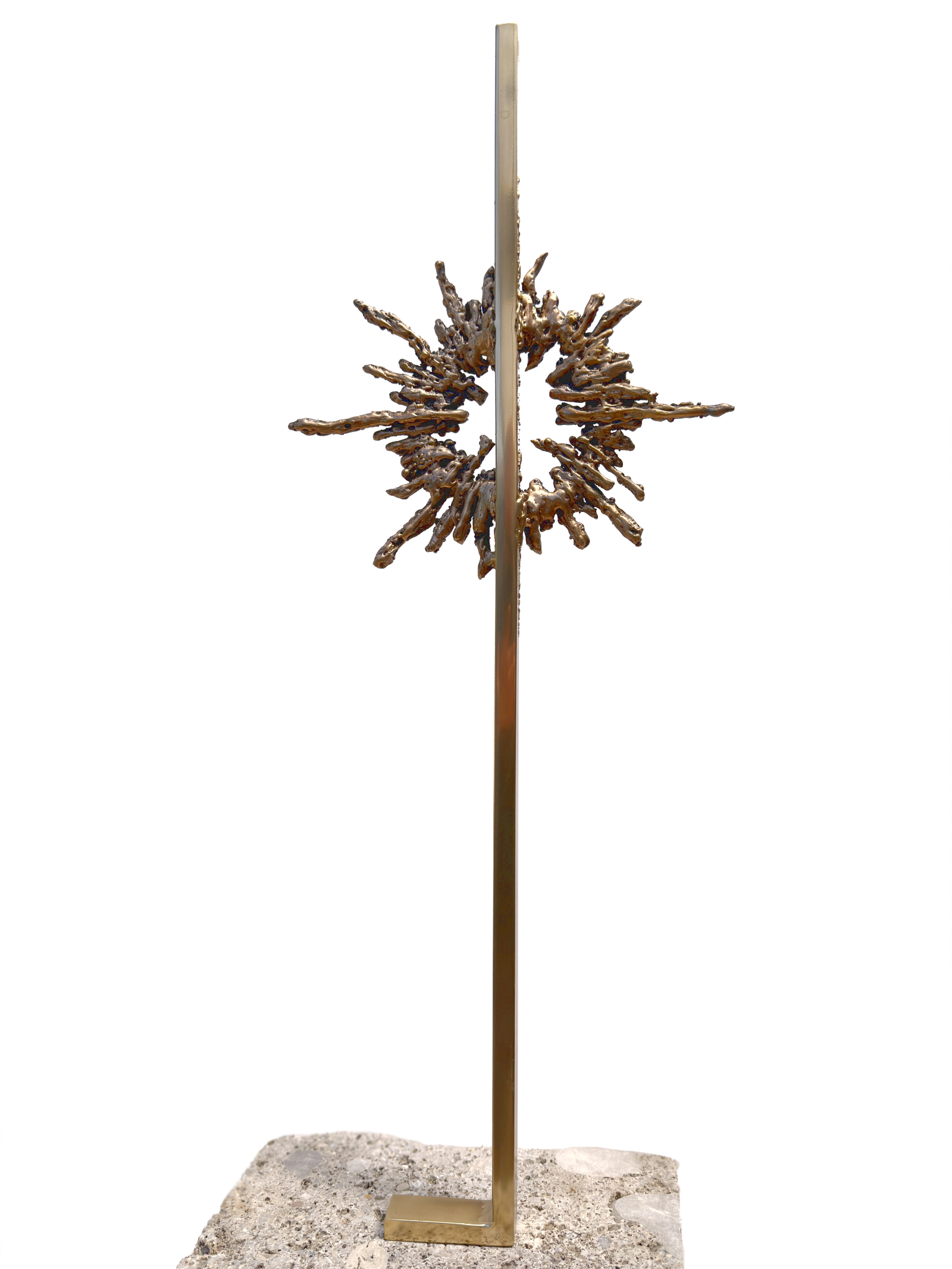 Modern Grave Cross of Brass