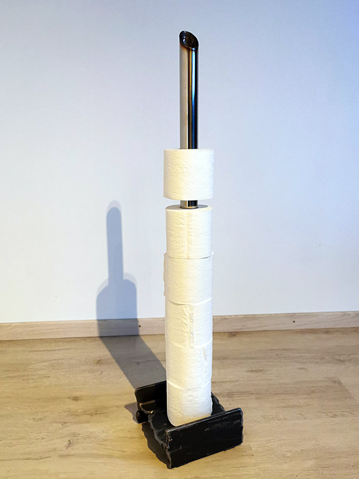 Toilet Paper Stand Sculpture