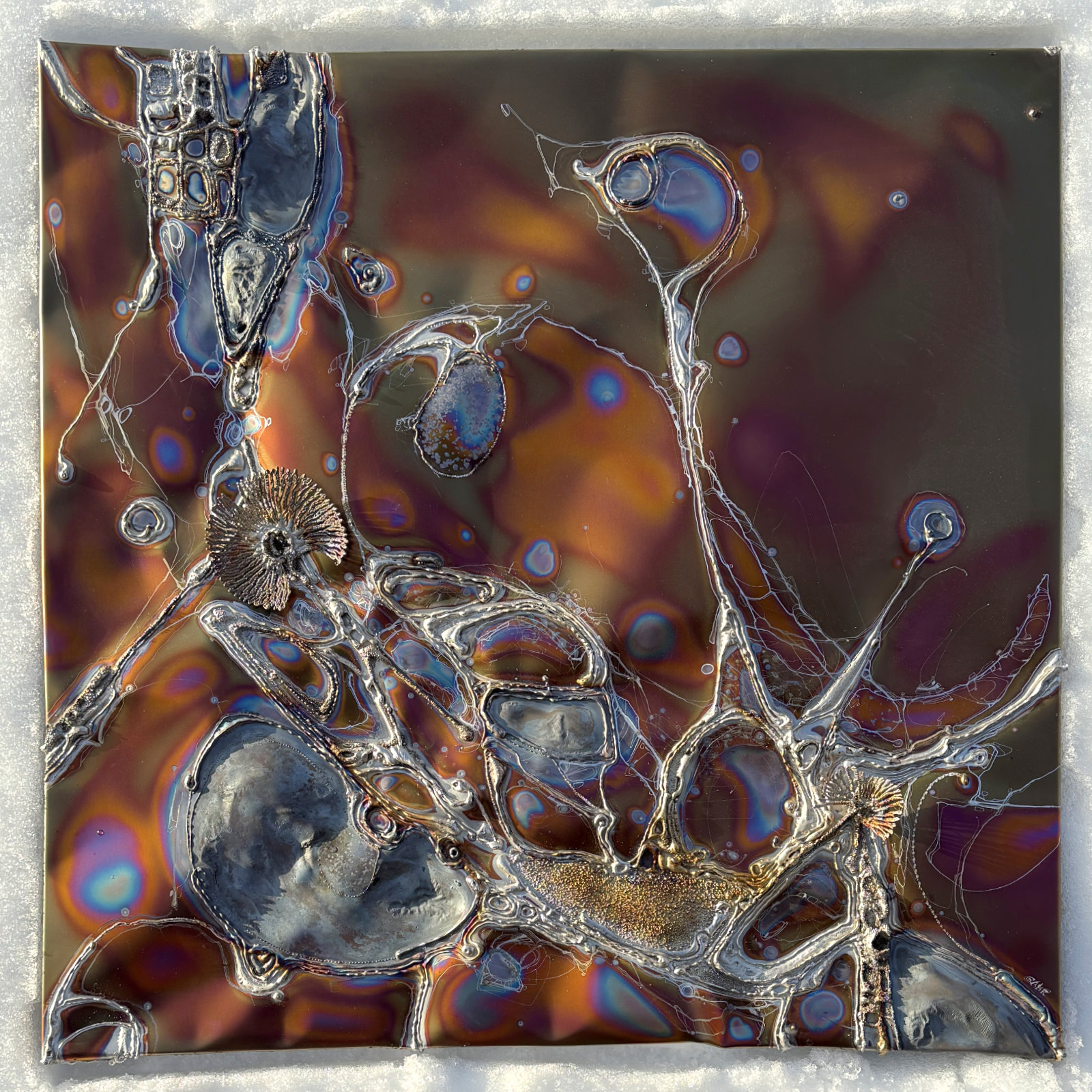 Modern Wall Art of Stainless Steel