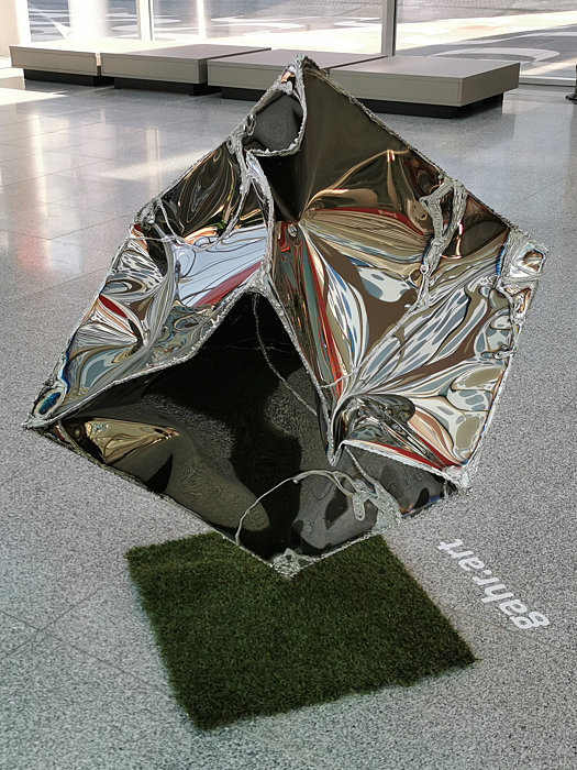 Modern Cube Sculpture